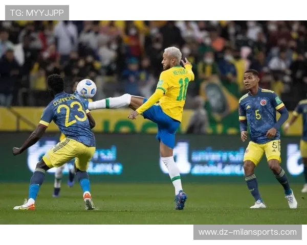 内马尔脚尖轻抹形成挑传，巴西攻势一击即中：技艺与激情的完美结合